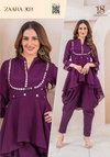 18 Attitude Zaara Vol 3 Chinnon Designer Kurti With Bottom Exporters In India
